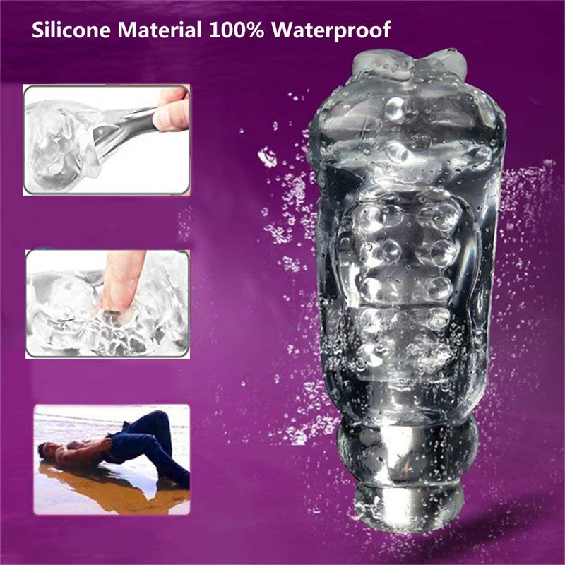 Mens 3d Realistic Silicone Stamina Enhancer Superpowerful Vibrating Suction Training Masturbation Device - 6
