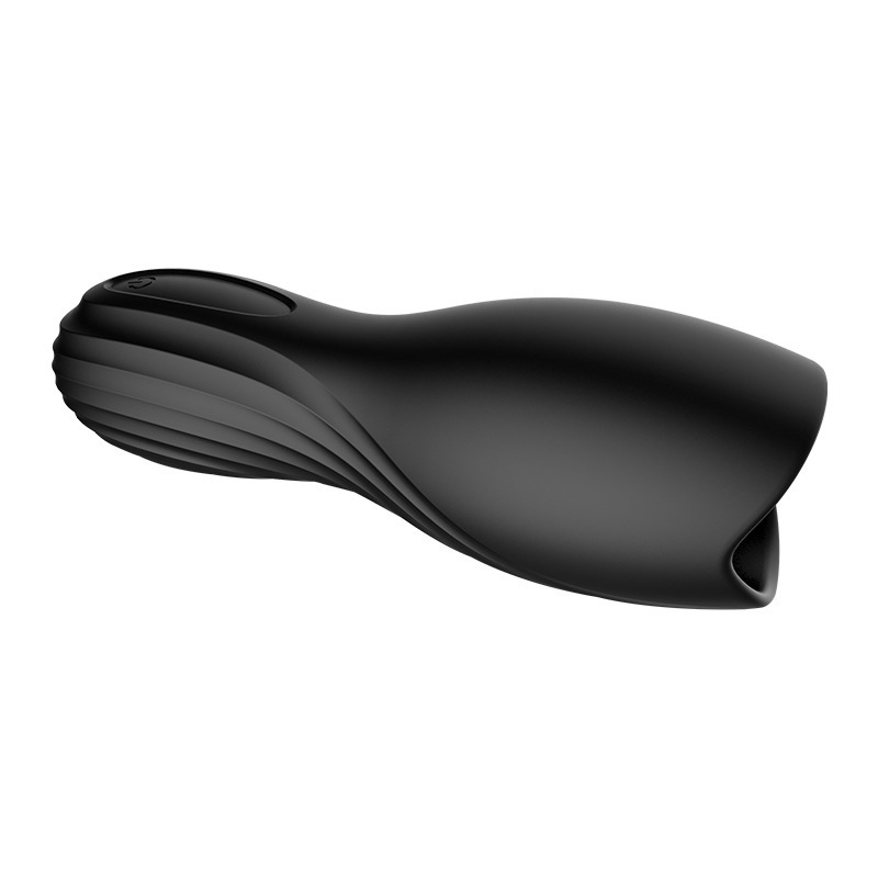 Mens Vibrating Masturbator Cup Glans Stimulator Penis Trainer Delay Massager Sensual Erotic Adult Sex Toy - 15