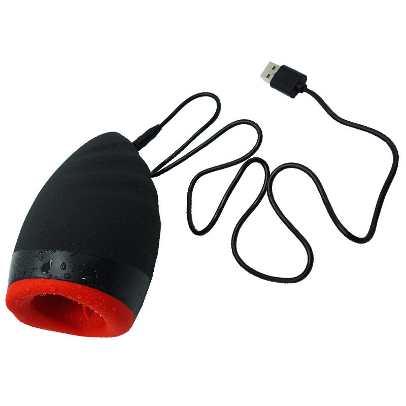 Mens Vibrating Masturbator Cup Glans Stimulator Penis Trainer Delay Massager Sensual Erotic Adult Sex Toy - 11