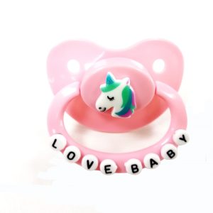 Ddlg Silicone Adult Pacifier Plus Size Little Space Handmade Pink Princess Daddy Dom
