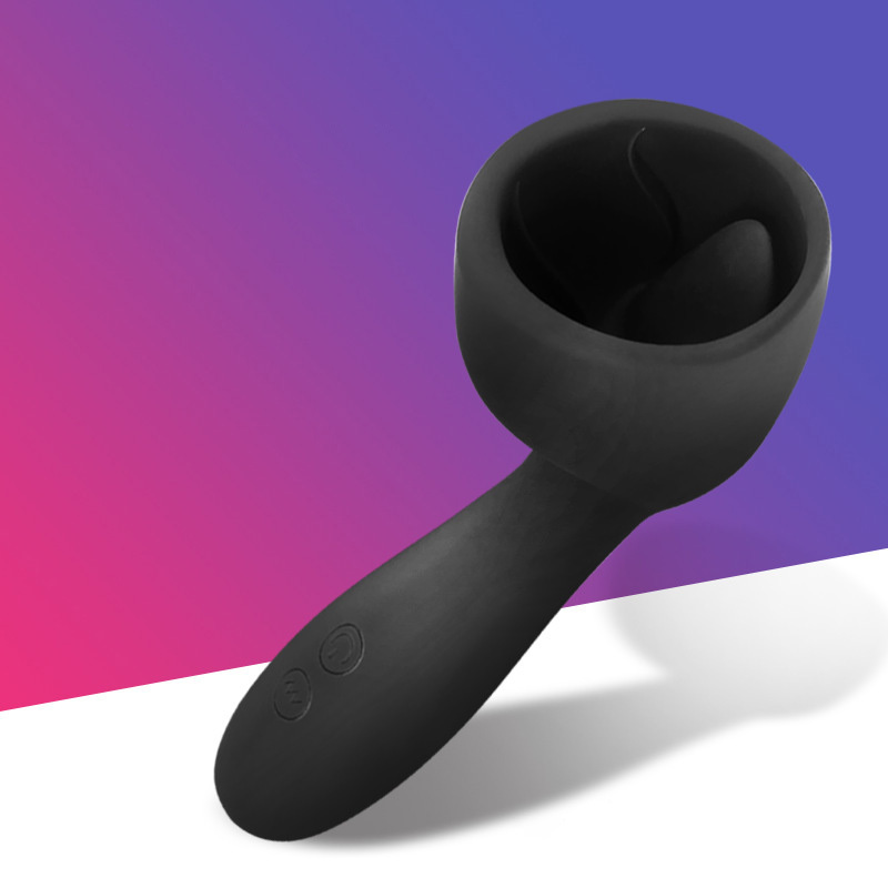 Mens Vibrating Masturbator Cup Glans Stimulator Penis Trainer Delay Massager Sensual Erotic Adult Sex Toy - 6
