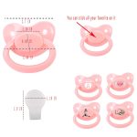 Ddlg Silicone Adult Pacifier Plus Size Little Space Handmade Pink Princess Daddy Dom - 4