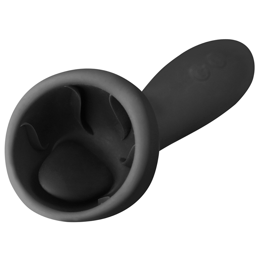 Mens Vibrating Masturbator Cup Glans Stimulator Penis Trainer Delay Massager Sensual Erotic Adult Sex Toy - 3