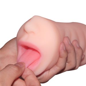 Tpr Male Masturbator Cup Realistic Mouth Oral Sex Toys Vagina Pussy Tongue For Men Adult Products Gift Erotic Shop - 3