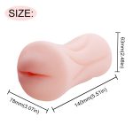 Deep Throat Artificial Vagina Sex Toys For Men Sucking Oral Male Masturbation Stroker Cup Pocket Pussy Adults - 4