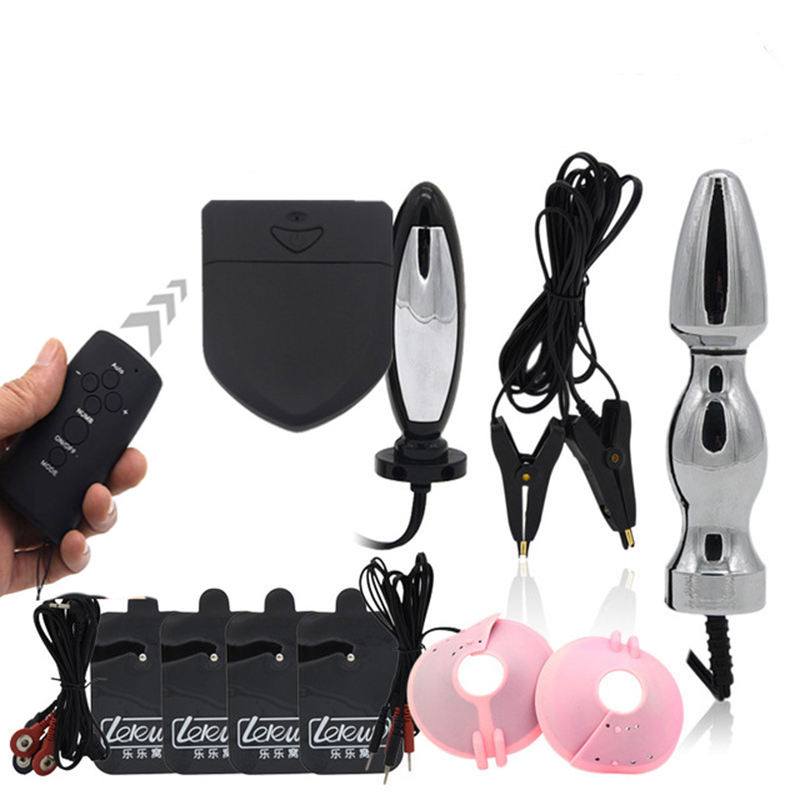 Wireless Remote Control Adult Sex Toy Kit Anal Plug Urethral Catheter Nipple Clitoris Stimulator Penis Ring For Couples - 2