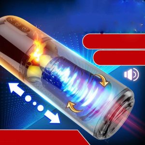 Sexshop Automatic Telescopic Rotating Male Sex Toy Artificial Vagina Real Pussy Sucking Masturbator Machine Toys For Men