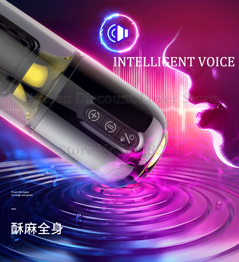 Automatic Telescopic Realistic Male Masturbator Rotating Artificial Vagina Pleasure Enhancing Sex Toy For Men - 6