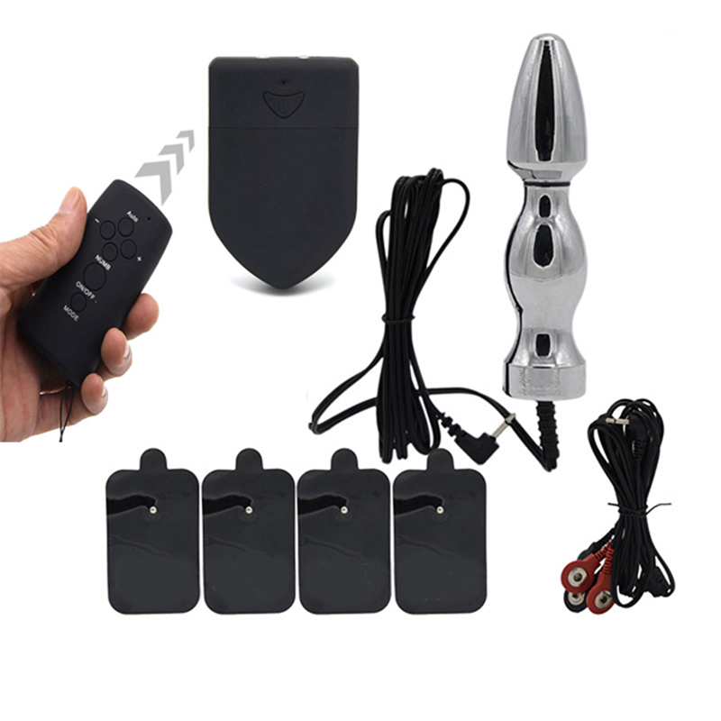 Wireless Remote Control Adult Sex Toy Kit Anal Plug Urethral Catheter Nipple Clitoris Stimulator Penis Ring For Couples - 11