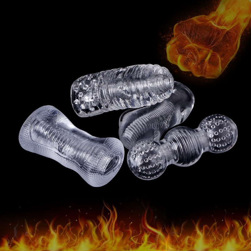 Mens Transparent Masturbator Cup Penile Training Device Delayed Pleasure Massage Toy Discreet Male Sexual Wellness Product - 12