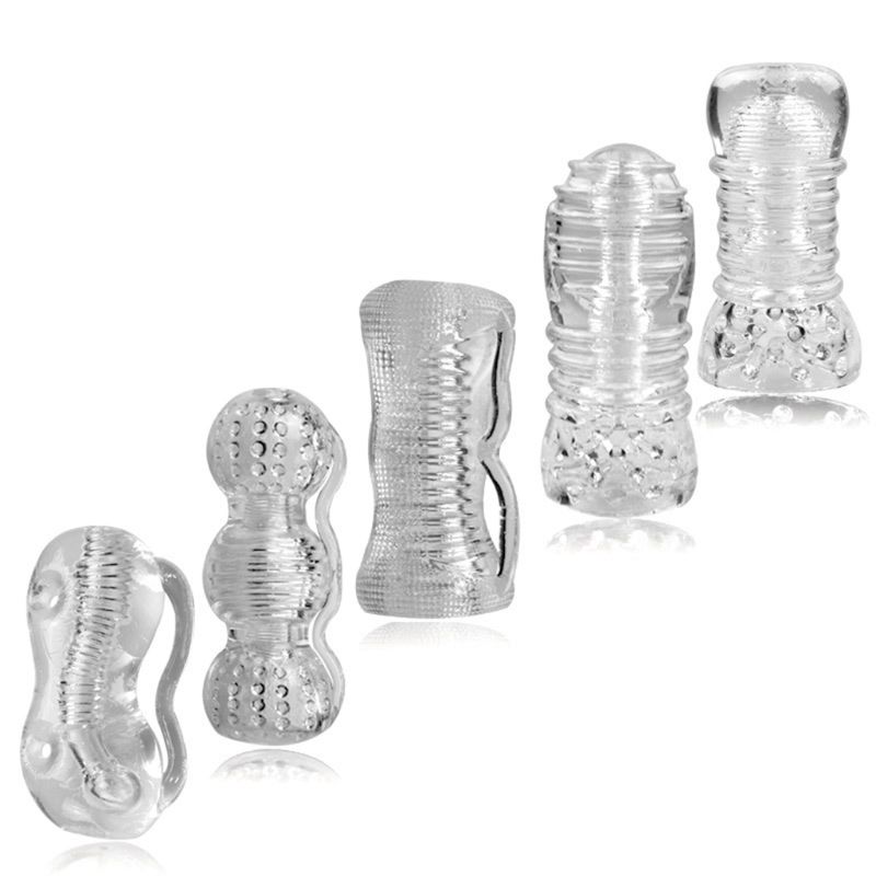 Mens Transparent Masturbator Cup Penile Training Device Delayed Pleasure Massage Toy Discreet Male Sexual Wellness Product - 11