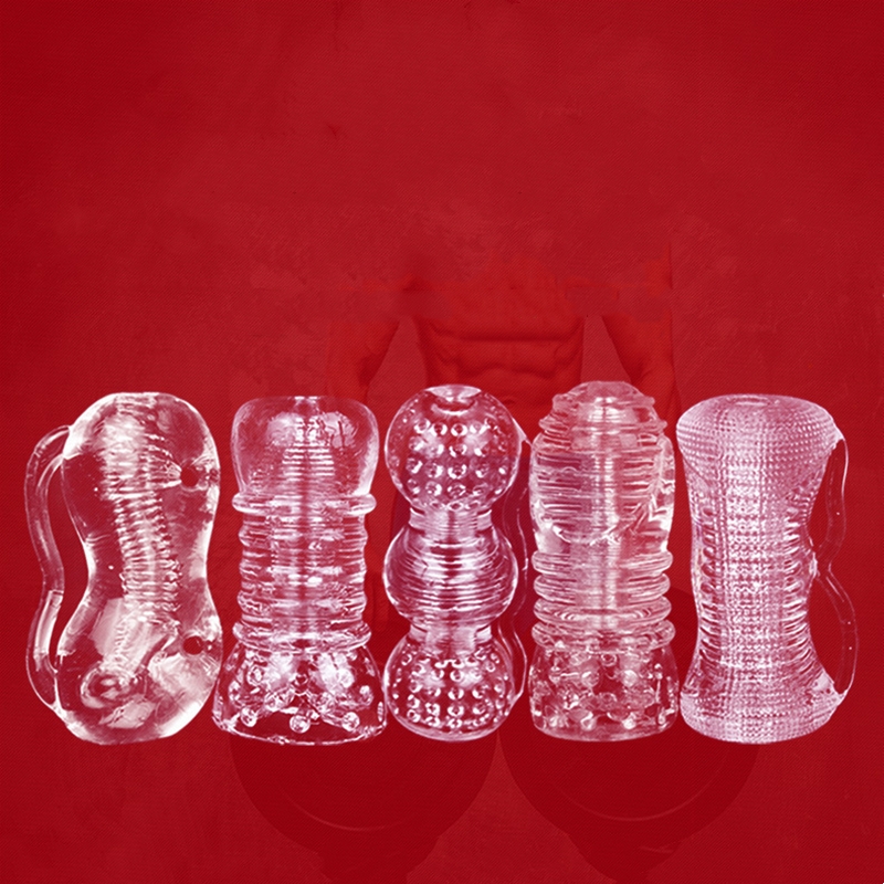 Mens Transparent Masturbator Cup Penile Training Device Delayed Pleasure Massage Toy Discreet Male Sexual Wellness Product - 10