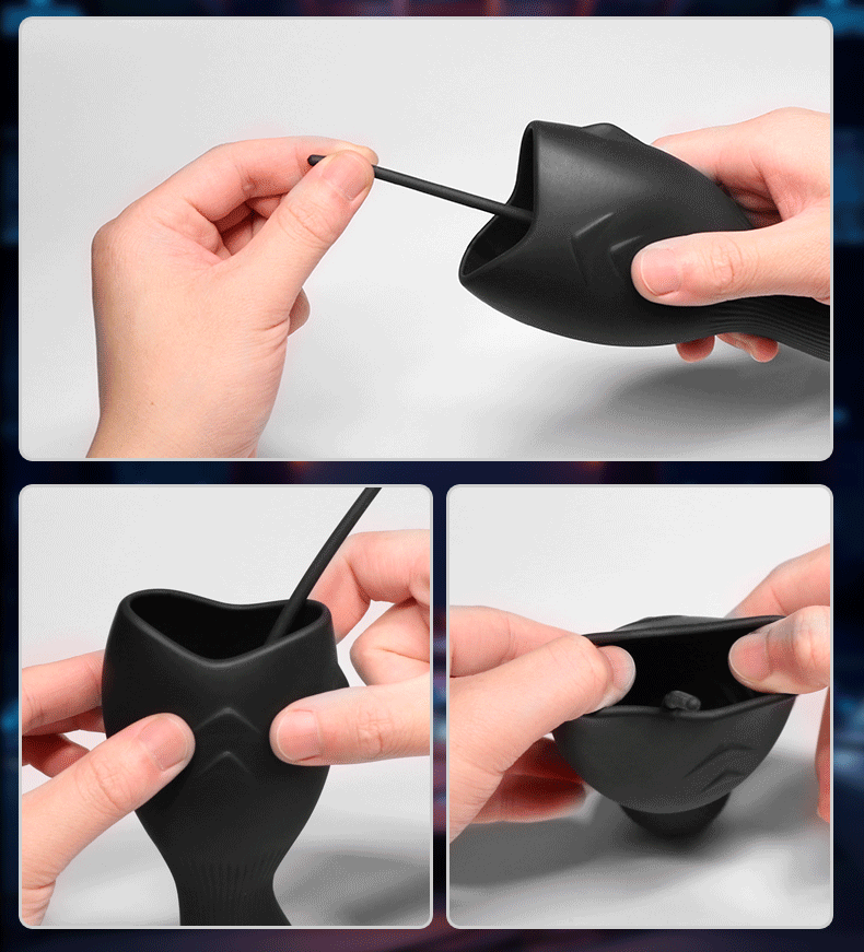 12mode Male Oral Masturbator Sex Trainer Blowjob Simulator With Urethral Penis Plug For Adult Men - 5