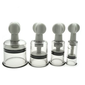 Twist Up Cupping Cups Vacuum Suction Pump Nipple Clit Bondage Clitoris Sucker Bdsm Extreme Torture Play Sex Toys