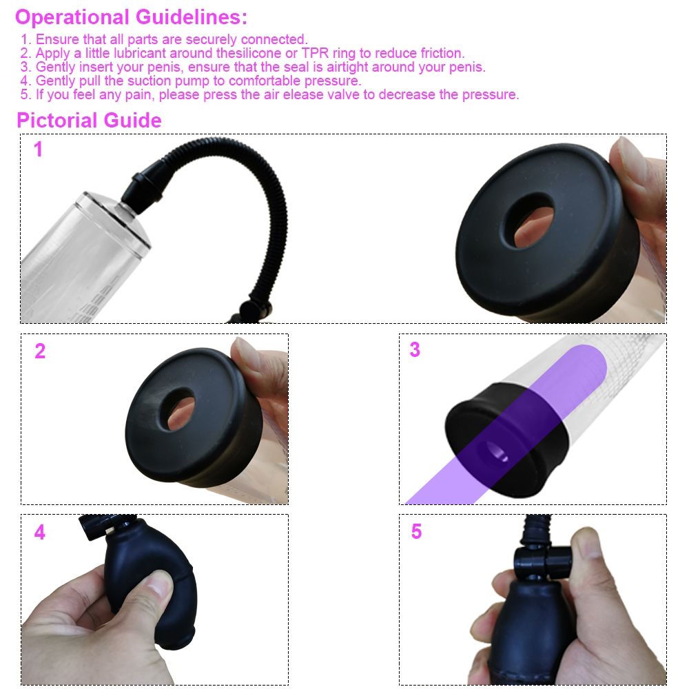 Automatic Electric Penis Pump Vibrator Mens Vacuum Enlargement Cock Extender Sexual Enhancement Toy - 10