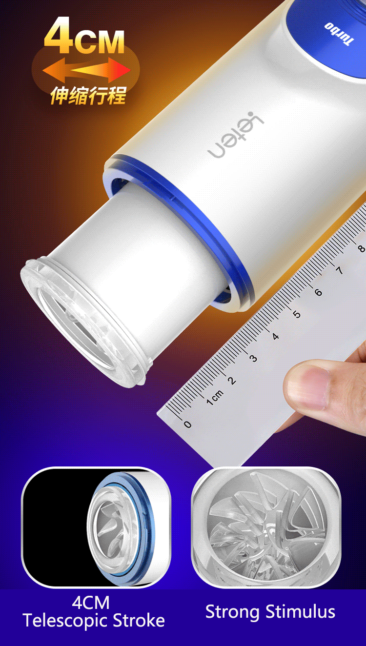 Leten Piston Automatic Telescopic Male Masturbator Blowjob Suction Feature Voice Interaction Sex Toy For Men - 9