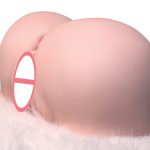 Silicone Big Ass Male Masturbator Realistic Sex Doll For Man Artificial Anal Adult Toys Double Channel Shop - 3