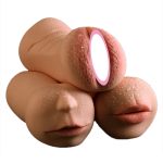 4d Realistic Deep Throat Sucking Cup Male Masturbator Silicone Sex Toys For Men Vagina Mouth Anal Erotic Oral - 5