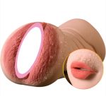 4d Realistic Deep Throat Sucking Cup Male Masturbator Silicone Sex Toys For Men Vagina Mouth Anal Erotic Oral - 3