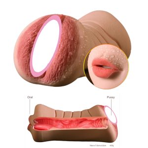 4d Realistic Deep Throat Sucking Cup Male Masturbator Silicone Sex Toys For Men Vagina Mouth Anal Erotic Oral - 2