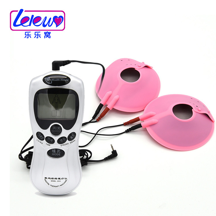 Electric Shock Nipple Clamps Body Massager Breast Enhancer Clitoris Stimulator Sexual Wellness Toys For Women - 1