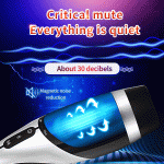 Realistic Vagina Delay Trainer Male Automatic Masturbator Telescopic Rotary Masturbation Cup Deep Throat Sex Toys For Adult Men - 3