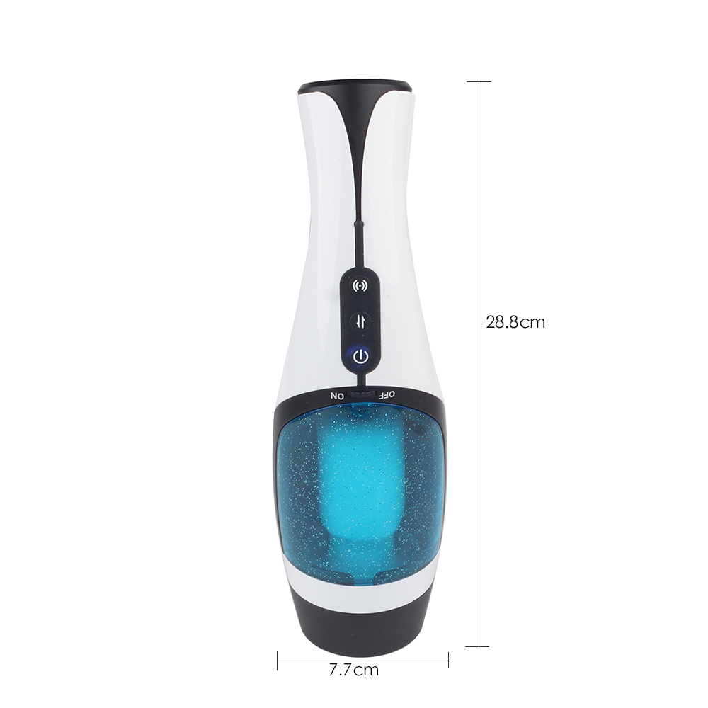 Automatic Male Masturbator Cup Telescopic Rotary Simulation Deep Throat Experience Adult Sex Toy Vagina Delay Trainer - 12