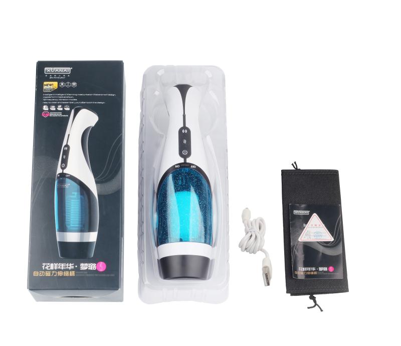 Automatic Male Masturbator Cup Telescopic Rotary Simulation Deep Throat Experience Adult Sex Toy Vagina Delay Trainer - 11