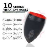 Male Masturbator Cup Heating Vibrator Soft Pussy Sex Toys Vagina Adult Endurance Exercise Products Vacuum Pocket For Men - 3