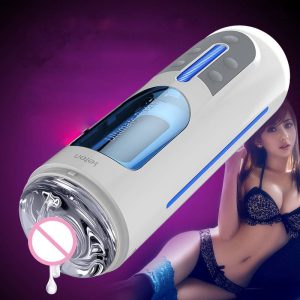 Leten A380 Automatic Piston Male Masturbator Hands Free Masturbators Pocket Pussy Sex Toy Telescopic Machine For Man