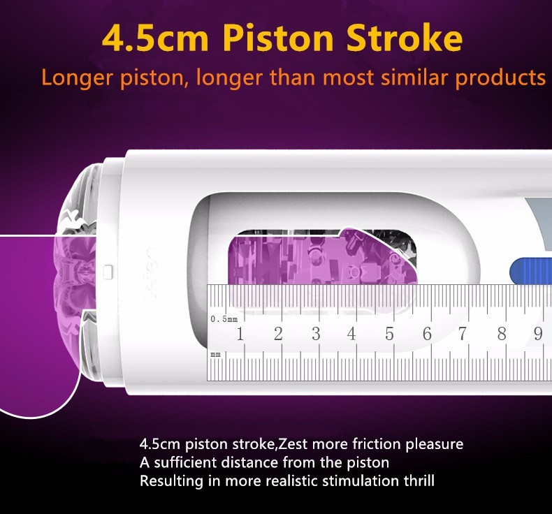 Leten A380 Handsfree Telescopic Male Masturbator Automatic Piston Pocket Pussy Adult Sex Toy For Men - 3