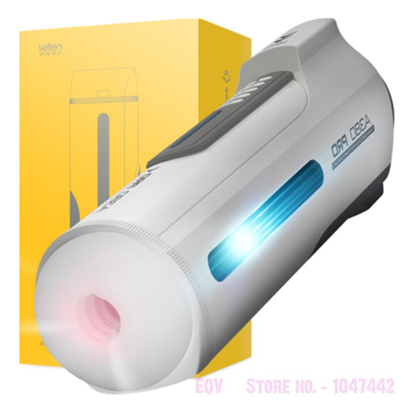 Leten A380pro Male Masturbator Realistic Vagina Automatic Piston Handsfree Sucking Function Adult Pleasure Toys For Men - 21