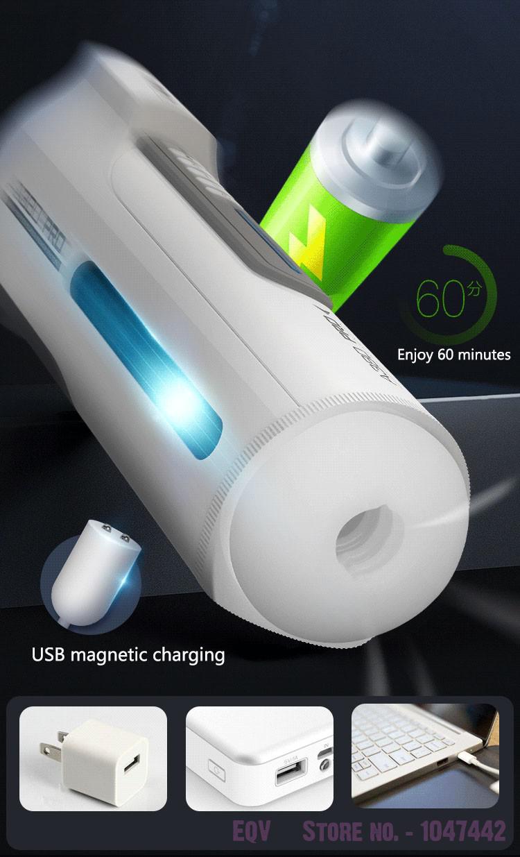 Leten A380pro Male Masturbator Realistic Vagina Automatic Piston Handsfree Sucking Function Adult Pleasure Toys For Men - 18