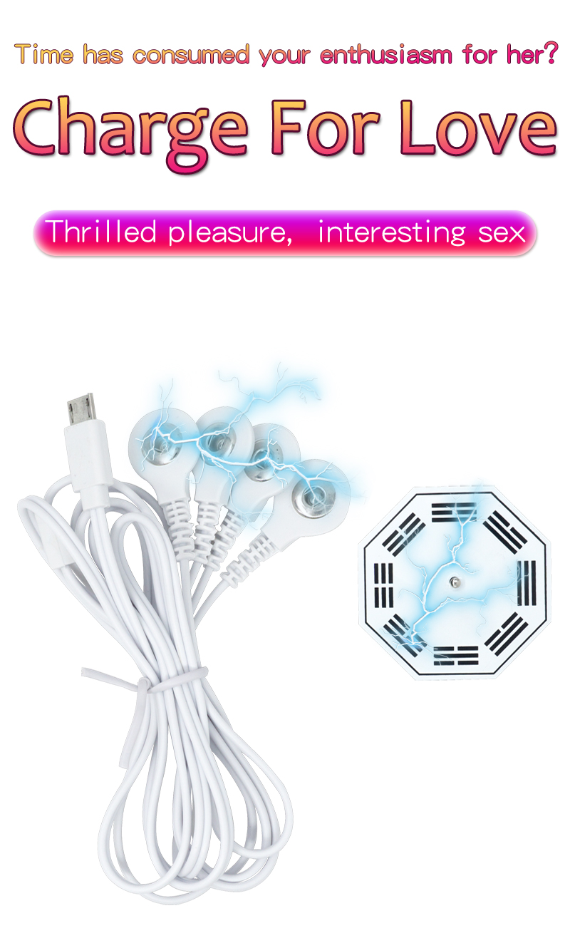 Adult Bdsm Game Toy Electric Stimulation For Intimate Pleasure Breast Clitoral Bondage Body Massager - 1