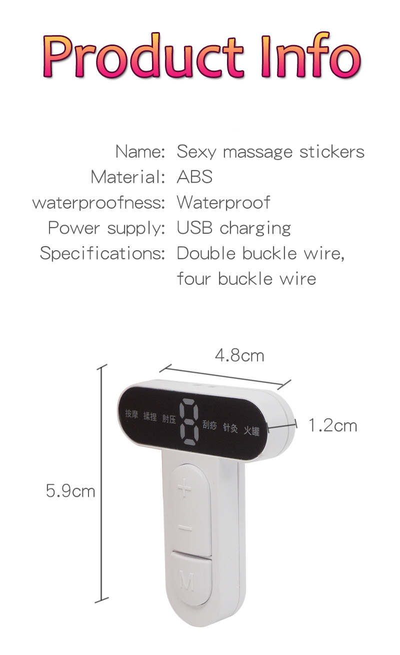 Adult Bdsm Game Toy Electric Stimulation For Intimate Pleasure Breast Clitoral Bondage Body Massager - 10