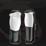 360 Rotation Blowjob Male Masturbator Adults Vibrator Silicone Soft Pussy Delayed Ejaculation Erotic Vibrators Sex Toys For Men - 4