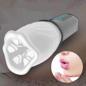 360 Rotation Blowjob Male Masturbator Adults Vibrator Silicone Soft Pussy Delayed Ejaculation Erotic Vibrators Sex Toys For Men - 2