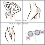 Adult Hip Toys Sex Game Cock Acupuncture Clitoris Breast Bondage Electric Stimulation Bdsm Body Massager - 3