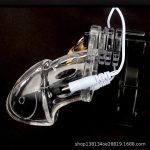 Electric Shock Male Chastity Belt Device Electro Cock Cage Lockdown Penis Ring Medical Themed Sex Toys For Men - 5