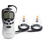 Electro Shock Cuction Pump Electrical Stimulation Sucker Nipple Pumps Breasts Electric Stimulator Massage Sex Toys For Couples - 3