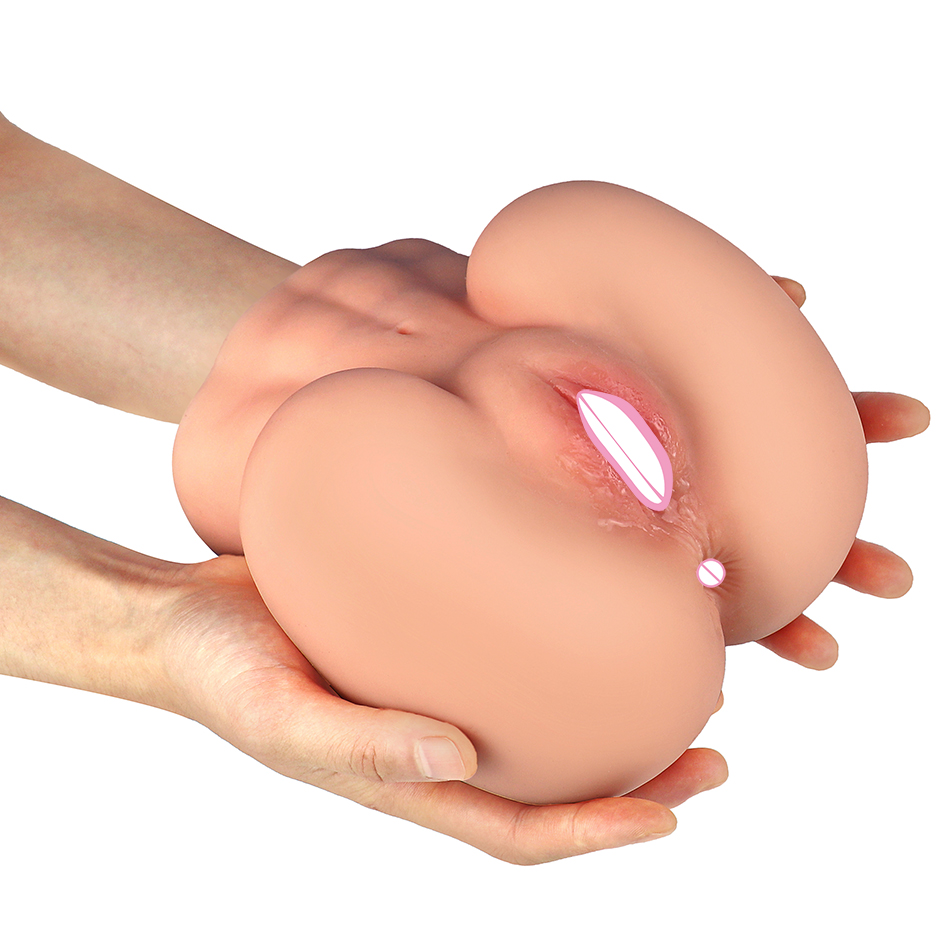 Male Masturbator Cup Realistic Silicone Sex Doll With Dual Vagina Anal Channels Tight Pussy Design For Enhanced Masturbation Pleasure For Men - 13