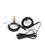 Electro Shock Cuction Pump Electrical Stimulation Sucker Nipple Pumps Breasts Electric Stimulator Massage Sex Toys For Couples - 6