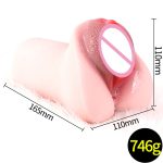 Real Pocket Pussy Mature Women Realistic Big Vagina Anal Toys Male Masturbator Vaginal Adult Sex Penis Trainer For Men - 5