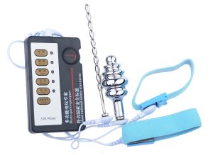 Electro Stimulation Prostate Massager Nipple Sex Toys E-stim Anal Plug Electric Shock Beads Metal Vaginal Ball - 2