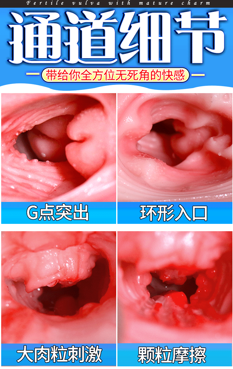 Realistic Adult Male Masturbator Big Vagina Anal Toy Pocket Pussy For Men Penis Training Device - 4