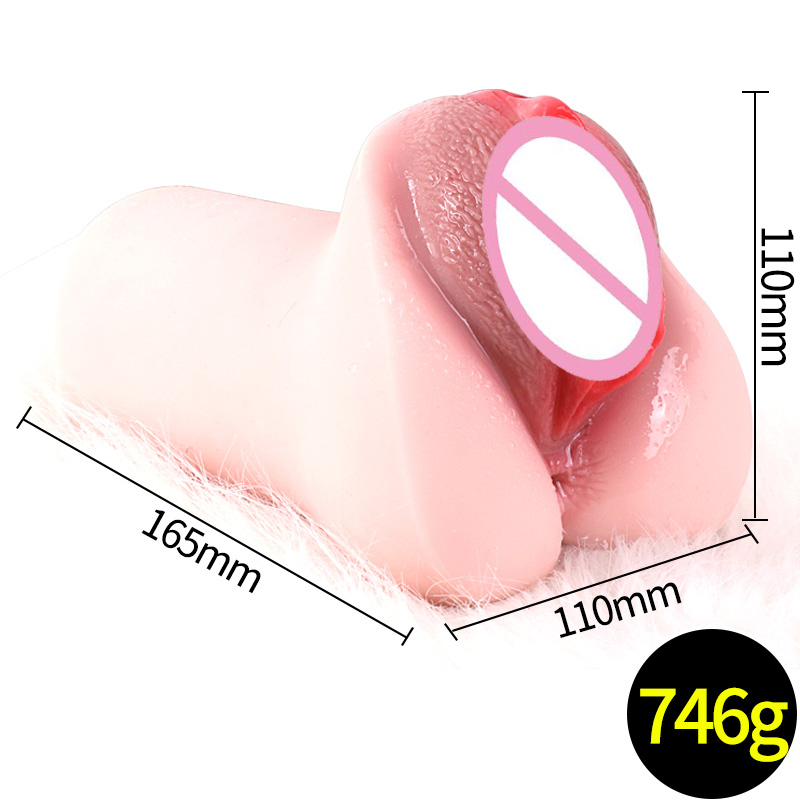 Realistic Adult Male Masturbator Big Vagina Anal Toy Pocket Pussy For Men Penis Training Device - 2
