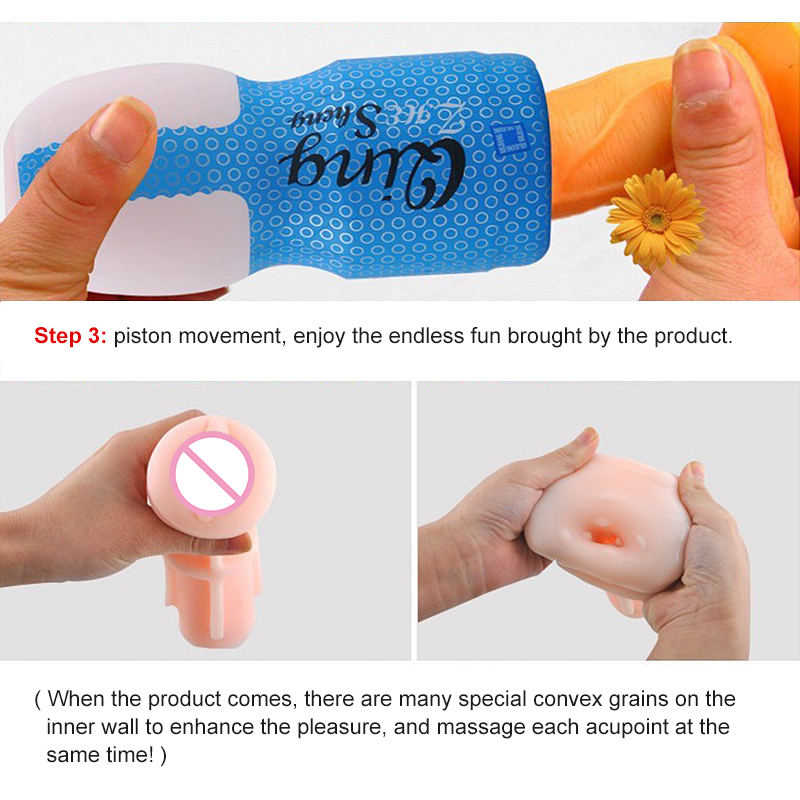 Quality Lifelike Male Masturbator Toy Dualended Silicone Realistic Vagina And Anal Orifice For Mens Pleasure - 12