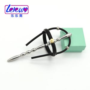 Electric Shock Urethral Penis Plug Sounding Stretcher With E-stim Cock Ring Stimulation Adult Sex Toys - 2