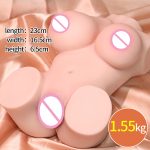 3d Artificial Vagina Anal Breast Double Channels Tight Pussy Sex Toys For Men Male Masturbator Doll Erotic Ass Shop - 2