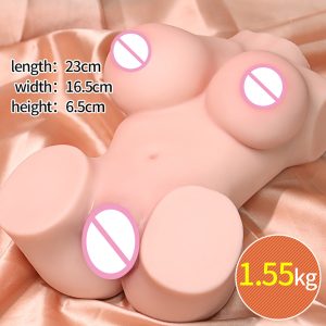 3d Artificial Vagina Anal Breast Double Channels Tight Pussy Sex Toys For Men Male Masturbator Doll Erotic Ass Shop - 2